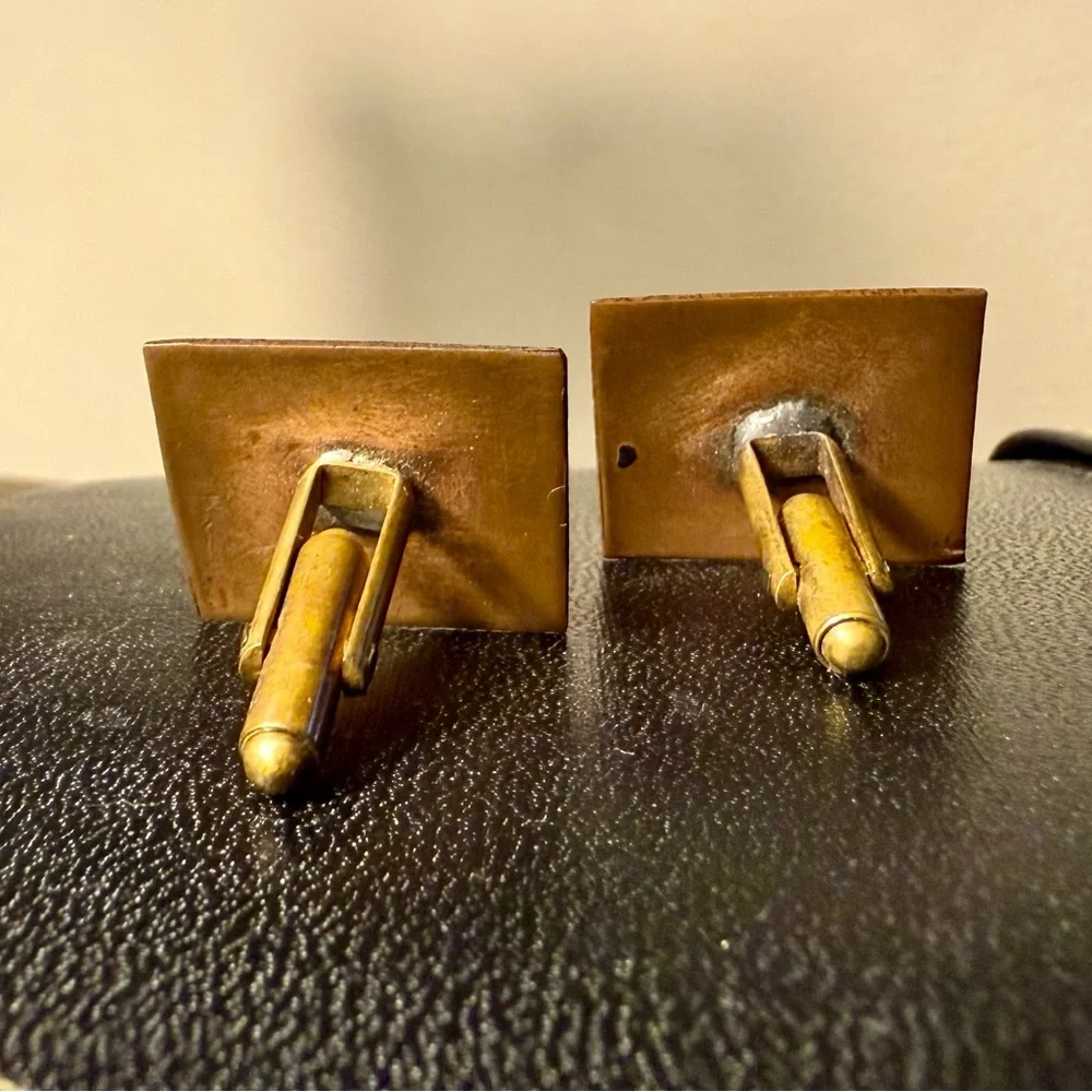 Black and Blue vintage cufflinks